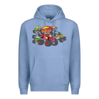 Colony Blue Blaze and the Monster Machines and Friends Premium Hoodie - longCreatives