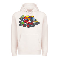 Pale Pink Blaze and the Monster Machines and Friends Premium Hoodie - longCreatives