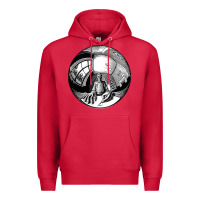 Cardinal M.C. Escher Spherical Self Portrait Premium Hoodie - longCreatives