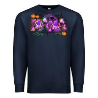 Navy halloween mama Premium Sweatshirt - AdoDesignShop