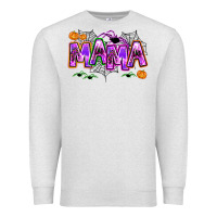 Oatmeal Heather halloween mama Premium Sweatshirt - AdoDesignShop