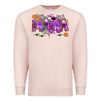 Pale Pink halloween mama Premium Sweatshirt - AdoDesignShop