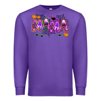 Purple halloween mama Premium Sweatshirt - AdoDesignShop