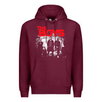 Burgundy The Boys Graffiti Group Photo Premium Hoodie - longCreatives