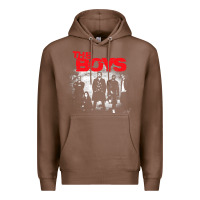 Chestnut The Boys Graffiti Group Photo Premium Hoodie - longCreatives