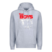 Heather Grey The Boys Graffiti Group Photo Premium Hoodie - longCreatives