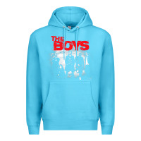 Ocean Blue The Boys Graffiti Group Photo Premium Hoodie - longCreatives