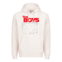 Pale Pink The Boys Graffiti Group Photo Premium Hoodie - longCreatives