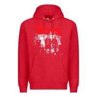 Red The Boys Graffiti Group Photo Premium Hoodie - longCreatives