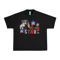 Black Oh my stars horse 4th of july Urban Heavy Tee - CowGirlArtShop