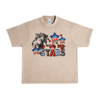 French Oak Oh my stars horse 4th of july Urban Heavy Tee - CowGirlArtShop