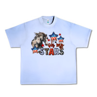 Grape Ice Oh my stars horse 4th of july Urban Heavy Tee - CowGirlArtShop