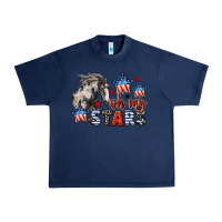 Navy Oh my stars horse 4th of july Urban Heavy Tee - CowGirlArtShop
