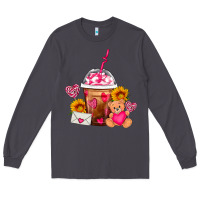 Smoke Valentines Day Frappe Coffee Long Sleeve Tee - FaDigitalArtStudio