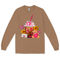 Toasted Coconut Valentines Day Frappe Coffee Long Sleeve Tee - FaDigitalArtStudio