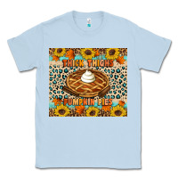 Dusty Blue Thick thighs pumpkin pies Classic Tee - Artiststas