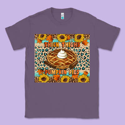 Thick Thighs Pumpkin Pies Classic Tee Designed By Artiststas