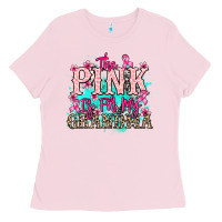 Bubblegum Pink The pink is for my Grandma Cancer Awareness Ladies Tee - HowdyJamesFarm