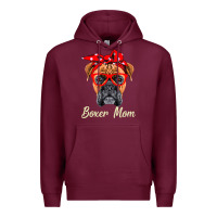 Boxer Mom Dogs  Mothers Day Dog Lovers Gifts For Women Premium Hoodie | Teevron