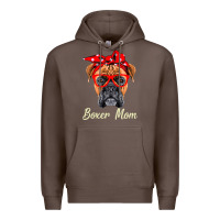 Coffee Boxer Mom Dogs  Mothers Day Dog Lovers Gifts For Women Premium Hoodie - longCreatives