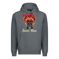 Rock Boxer Mom Dogs  Mothers Day Dog Lovers Gifts For Women Premium Hoodie - longCreatives