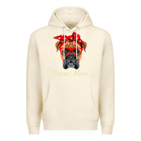 Sandshell Boxer Mom Dogs  Mothers Day Dog Lovers Gifts For Women Premium Hoodie - longCreatives