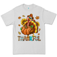 Dove Grey Thankful Turkey Premium Tee - texasbilliewilder