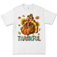White Thankful Turkey Premium Tee - texasbilliewilder