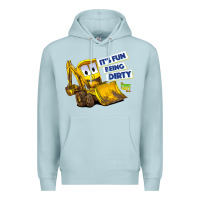 Blue Mist Kids The Stinky and Dirty Show  It's Fun Being Dirty Premium Hoodie - longCreatives