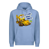 Colony Blue Kids The Stinky and Dirty Show  It's Fun Being Dirty Premium Hoodie - longCreatives