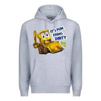 Heather Grey Kids The Stinky and Dirty Show  It's Fun Being Dirty Premium Hoodie - longCreatives