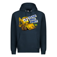 Navy Kids The Stinky and Dirty Show  It's Fun Being Dirty Premium Hoodie - longCreatives