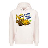 Pale Pink Kids The Stinky and Dirty Show  It's Fun Being Dirty Premium Hoodie - longCreatives