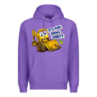 Purple Kids The Stinky and Dirty Show  It's Fun Being Dirty Premium Hoodie - longCreatives