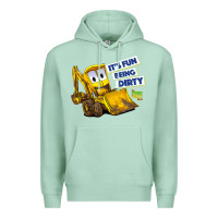 Seafoam Kids The Stinky and Dirty Show  It's Fun Being Dirty Premium Hoodie - longCreatives