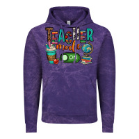 Cloud Purple teacher mode on Vintage Hoodie - OliviaCreatesArt