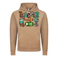 Vintage Coffee teacher mode on Vintage Hoodie - OliviaCreatesArt