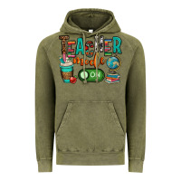 Vintage Olive teacher mode on Vintage Hoodie - OliviaCreatesArt