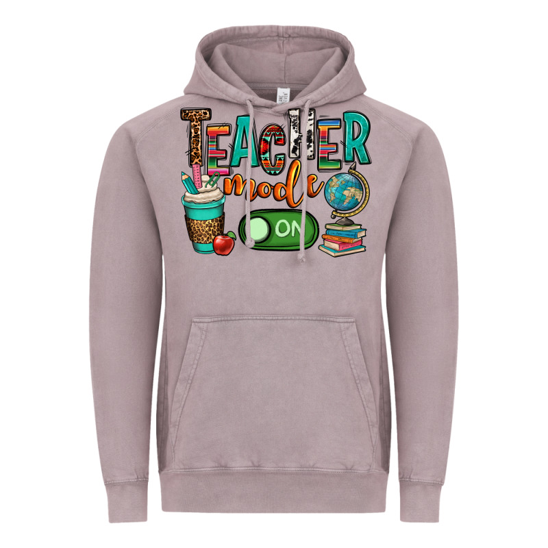 Teacher Mode On Vintage Hoodie by OliviaCreatesArt | Teevron
