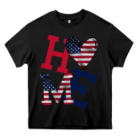 Black American Flag Home Heavy Core Tee - Bettercallsaul