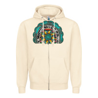 Sandshell gemstone sunflower  rainbow Zipper Hoodie - Artiststas