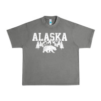 Alaska Mountains Forest Hunting Usa Urban Heavy Tee | Teevron