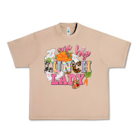 Burro One hip Lunch Lady Easter Day Urban Heavy Tee - CowGirlArtShop