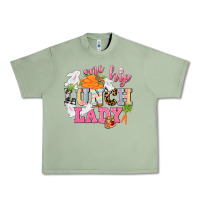 Oil Green One hip Lunch Lady Easter Day Urban Heavy Tee - CowGirlArtShop