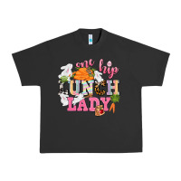 Pigment Black One hip Lunch Lady Easter Day Urban Heavy Tee - CowGirlArtShop