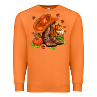 Carrot fall pumpkins  cowgirl  and roses Premium Sweatshirt - AdoDesignShop