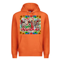 Carrot Love Christmas cow Premium Hoodie - CowhideDigitalArt