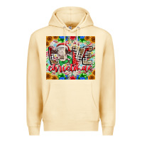 Pina Colada Love Christmas cow Premium Hoodie - CowhideDigitalArt