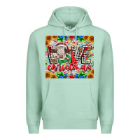 Seafoam Love Christmas cow Premium Hoodie - CowhideDigitalArt