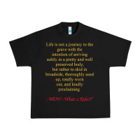 Black Life Is Not A Journey To The Grave With The Intention Urban Heavy Tee - longCreatives